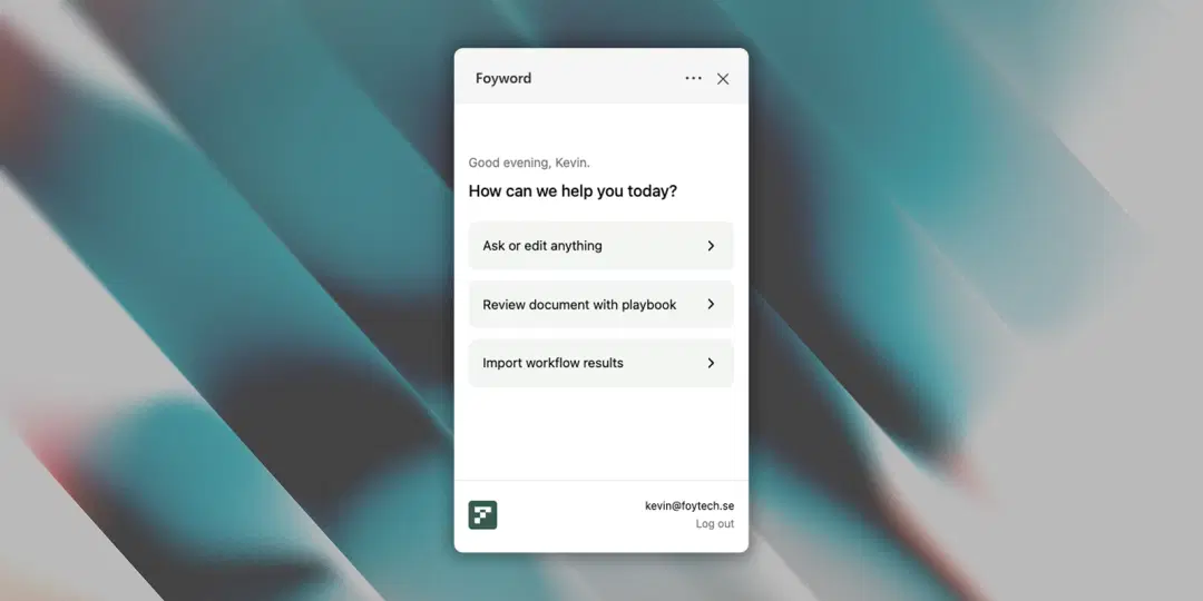 Connect Your Workspaces to Microsoft Word with Foyword